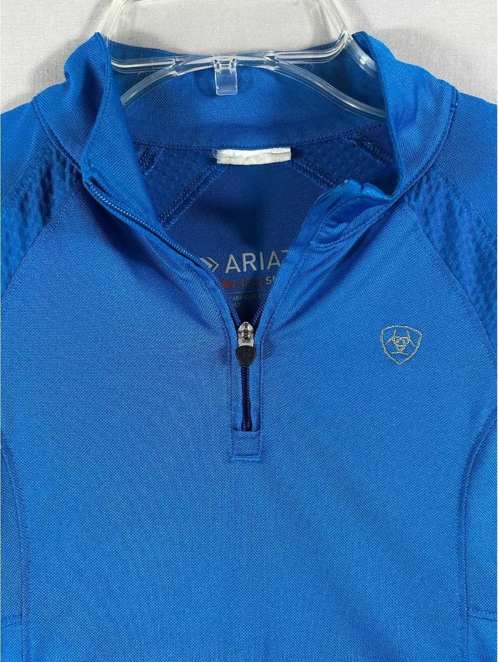 Ariat Tek Youth Blue Quarter-Zip Light Weight Jacket Medium